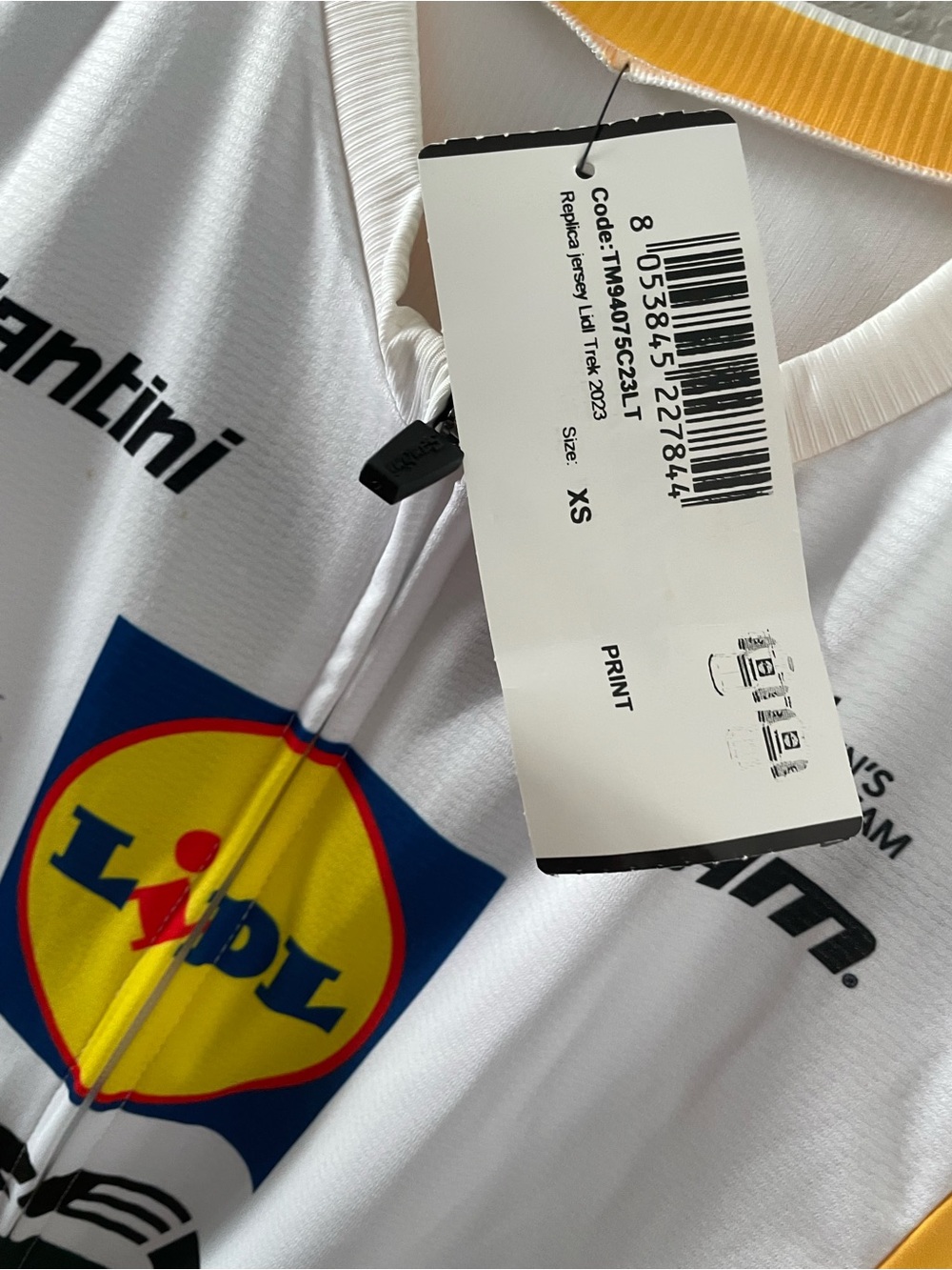 Santini White Lidl Print Women's Cycling Jersey